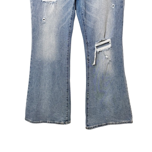 Altar’d State Galveston Women’s Medium Wash Flare Jeans Sz 31 - Picture 6 of 11